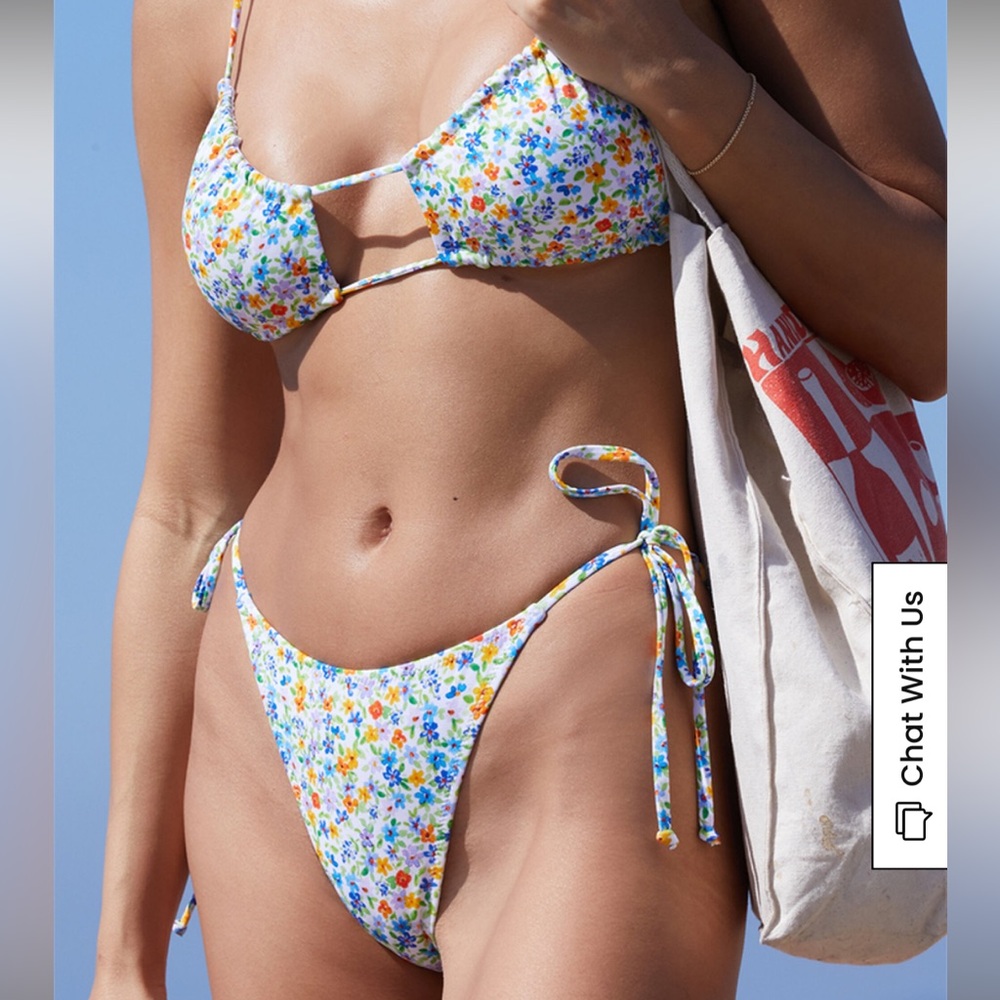 NWOT Pacsun Floral Bikini